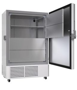 Opened ultra freezer (ultra low temperature)